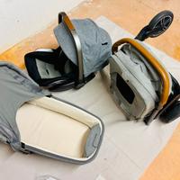 Trio NUNA passeggino + culla + ovetto con isofix