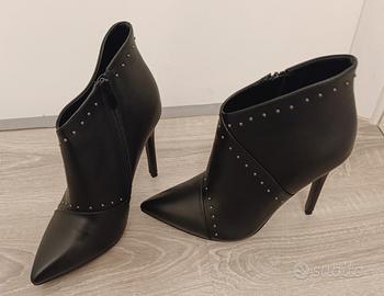 Scarpe donna con tacco nero