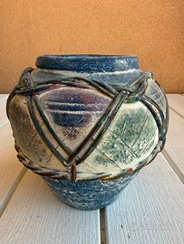 Vaso vintage di terracotta