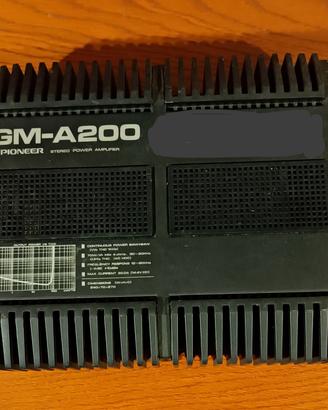 PIONEER GM A200 AMPLIFICATORE più equalizzatore e 