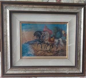 Litografia "IL Cavallo dell'Emiro" G.F. Gonzaga 