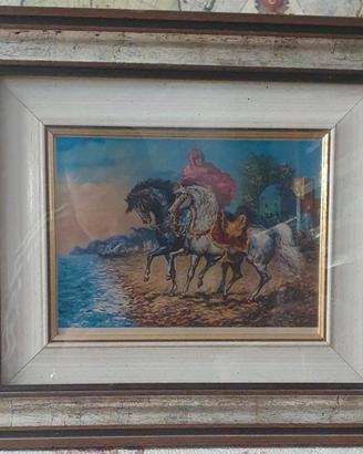 Litografia "IL Cavallo dell'Emiro" G.F. Gonzaga 
