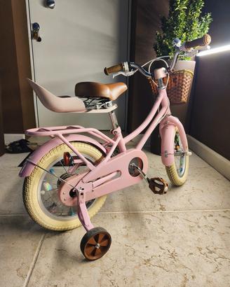 Bici bambina rosa 14 pollici 