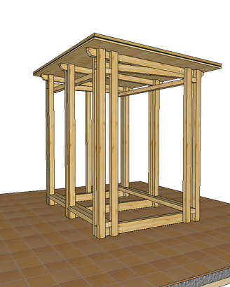 CASETTA IN LEGNO 200X150