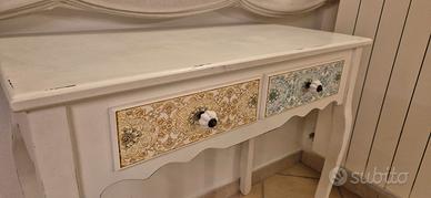 Consolle Bianca Shabby Chic