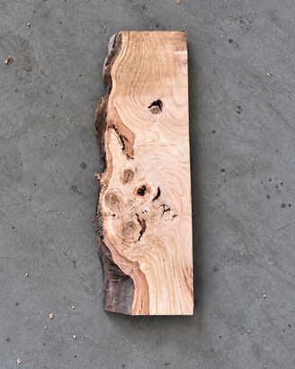 Tavola legno grezzo castagno 92x30cm