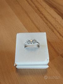 Anello trilogy oro bianco 18k