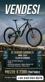 GT SENSOR ST CARBON L 29
