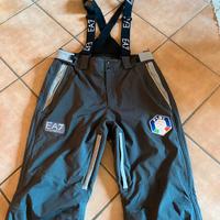 Pantalone da sci EA7 nazionale italiana fisi L