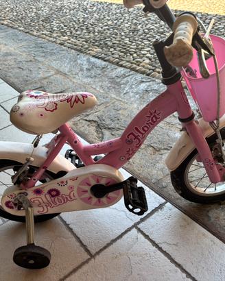 Bici bimba rotelle