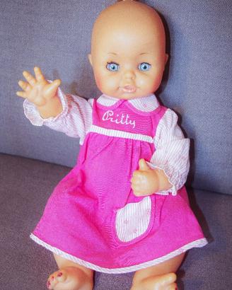 Bambola Pritty Furga anni 80 con vestito originale