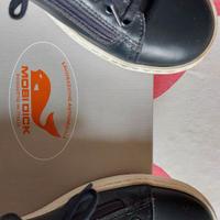 Scarpe eleganti bambino, n. 35. Mocassini blu, com