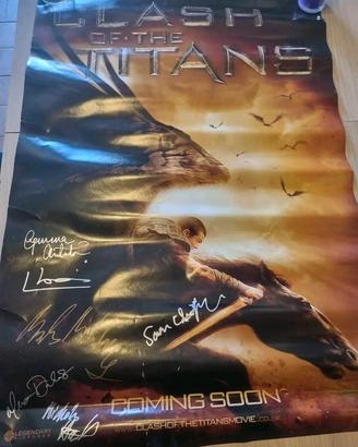Poster Cinematografico Attacco dei Tiitani REMAKE
