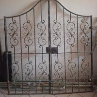 cancello in ferro battuto