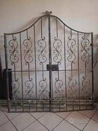 cancello in ferro battuto