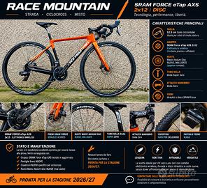 Bicicletta ciclocross race mountain