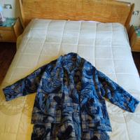 CAPPOTTO AZZURRO FANTASIA CON TASCA INTERNA