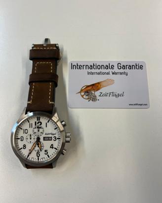 Orologio cronografo pilota acciaio