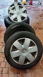 4 gomme 205-60 R16 - Michelin ALPIN  con cerchi