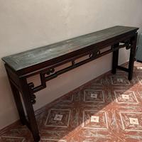 Consolle cinese dell'800, legno
