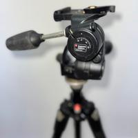 Manfrotto testa 3D con attacco rapid x cavalletto