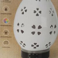 Diffusore di essenze in ceramica con luci led 