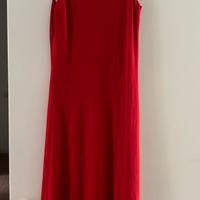 Abito rosso scollato dietro S