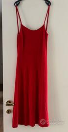 Abito rosso scollato dietro S