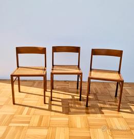 Set di 3 sedie vintage, Mid-Century anni '70