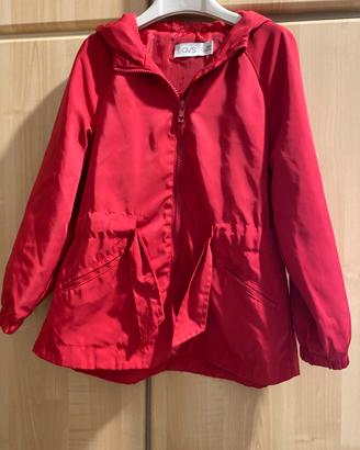 Giacca bambina color corallo 6 anni ovs