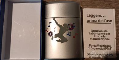 Porta mozziconi di sigarette in acciaio 