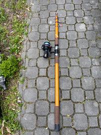 3 canne da pesca vintage