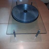 Porta tv girevole in vetro