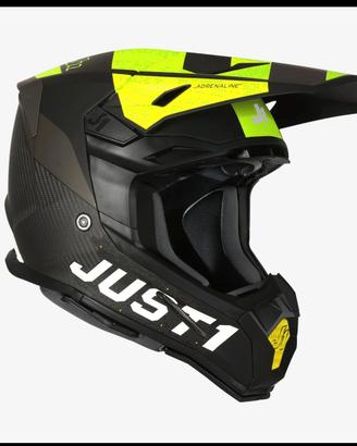 casco Just1 J22 C Adrenaline carbonio NUOVO Tg L