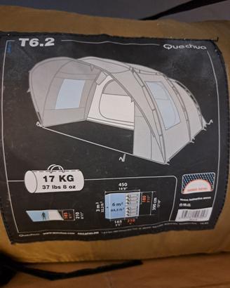 Tenda da campeggio 6 posti letto
