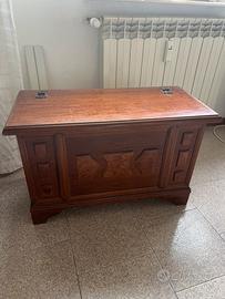 Cassapanca vintage in legno
