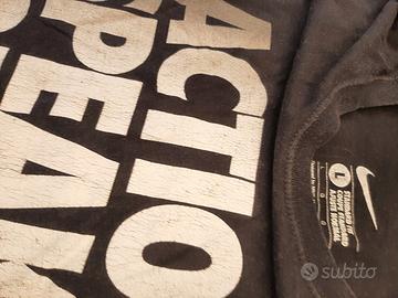 t shirt uomo maniche corte nera con scritte tg l