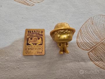 Funko Pop One Piece - Luffy dorato con cartina