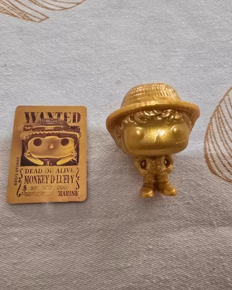 Funko Pop One Piece - Luffy dorato con cartina