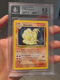 Pokemon Ninetales 12/102 Set Base ITA BGS 8.5