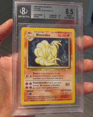 Pokemon Ninetales 12/102 Set Base ITA BGS 8.5