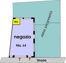 Immobile di 64 m² con 1 locale a San Giustino