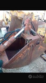 Benna mordente per escavatore o gru