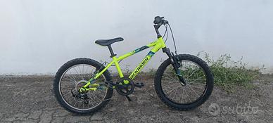 bici rockrider st500 gialla 20"