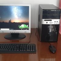 PC FISSO DESKTOP COMPLETO Monitor, Tastiera, mouse