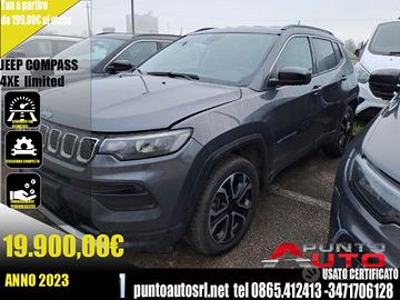 Jeep Compass 1.3 Turbo T4 190 CV PHEV AT6 4xe Limi