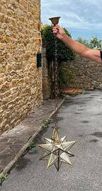 Lampade / lampadari a forma di stella in vetro