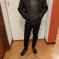 Giubbino vera pelle fattura artigianale mady in it