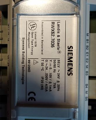 Siemens RWX62.7036 regolatore di temperatura 
