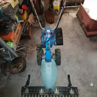 Motocoltivatore con 3 attrezzi,